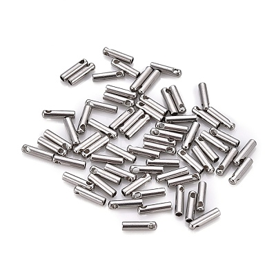 Tarnish Resistant 201 Stainless Steel Cord Ends STAS-F250-10P-A-1