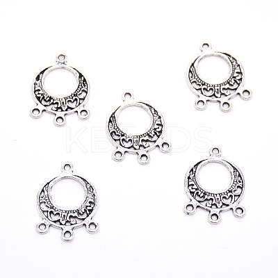 Tibetan Style Alloy Chandelier Components Links LS-PALLOY-WH0085-72-1