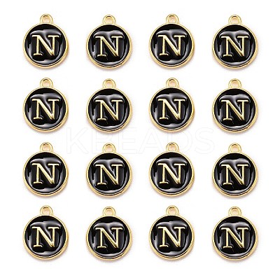 Golden Plated Alloy Charms ENAM-S118-02N-1
