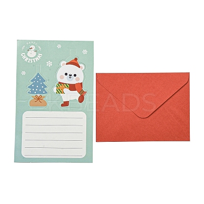 Christmas Paper Congratulation Card X1-DIY-B080-04-1
