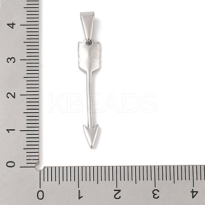 Non-Tarnish 304 Stainless Steel Pendants STAS-S141-02P-1