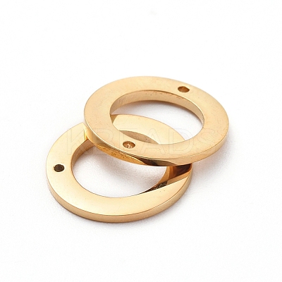 PVD Vacuum Plating 304 Stainless Steel Links connectors for Jewelry Making STAS-G215-27G-1