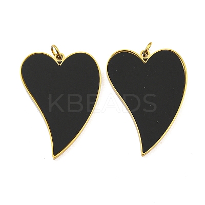 Ion Plating(IP) 304 Stainless Steel Pendants STAS-O003-09G-1