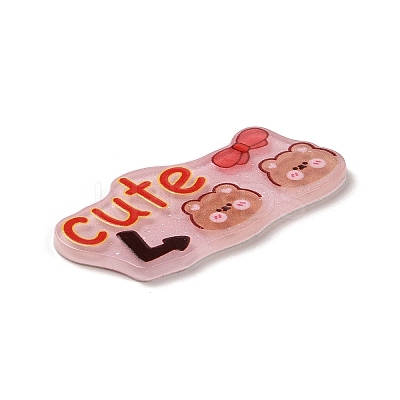 Acrylic Plastic Cabochons OACR-R269-06A-1