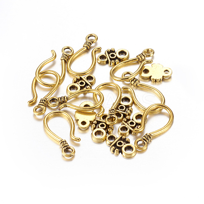 Alloy Hook Clasps PALLOY-2781-AG-LF-1