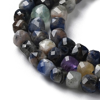 Natural Sodalite Beads Strands LS-G-J400-A10-03-1