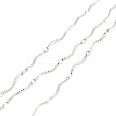 Non-Tarnish 304 Stainless Steel Link Chains STAS-D084-35P-1