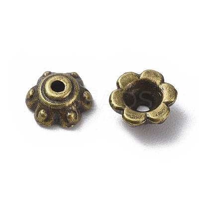 Tibetan Style Bead Caps X-MLF0571Y-NF-1