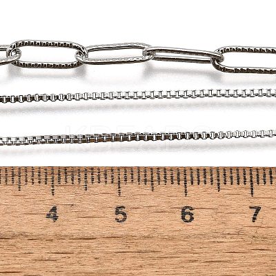 Non-Tarnish 304 Stainless Steel Chain Necklaces X-NJEW-JN02767-1