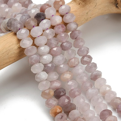 Natural Violet Strawberry Quartz Beads Strands G-Z111-A08-01-1