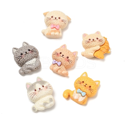 Opaque Resin Cabochons X-RESI-L050-01C-1