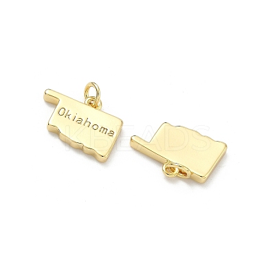Brass Pendants KK-D229-22Q-G-1
