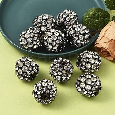 Brass Rhinestone Beads RB-J023-1