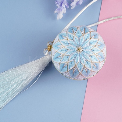 DIY Embroidery Temari Ball Kits DIY-I064-B02-1
