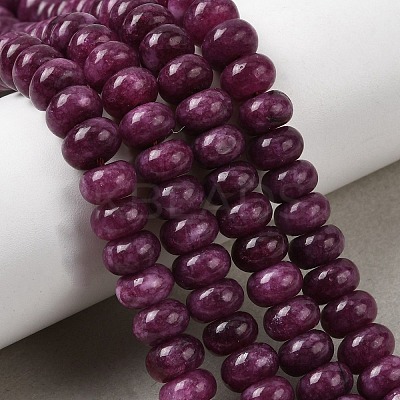 Natural White Jade Beads Strands G-E507-01K-01-1