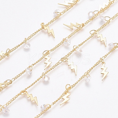 Brass Curb Chains CHC-I028-04G-1