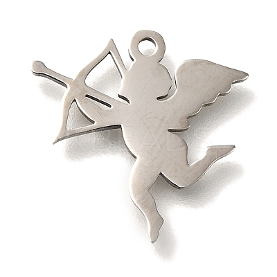 201 Stainless Steel Pendants STAS-R136-12P-1
