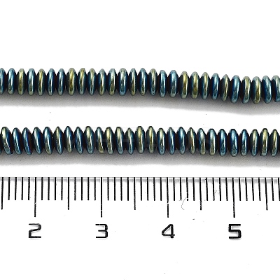Electroplated Synthetic Non-magnetic Hematite Beads Strands G-P545-A01-01C-1
