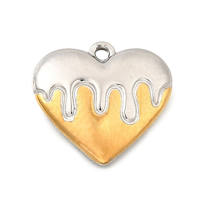 304 Stainless Steel Pendants STAS-M123-03D-PG-1