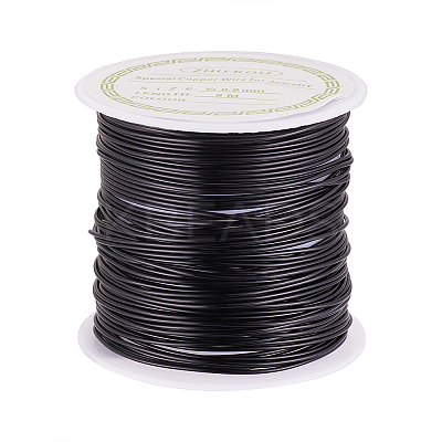 Round Copper Beading Wire for Jewelry Making YS-TAC0004-0.8mm-15-1