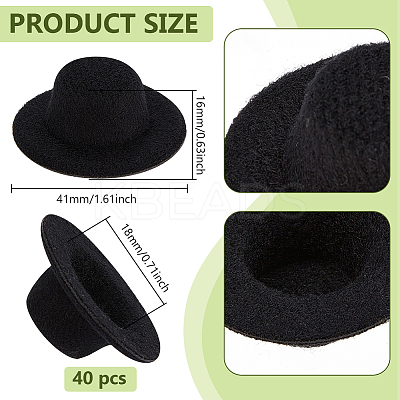EVA Fabric Doll Hat DIY-WH0588-79B-1