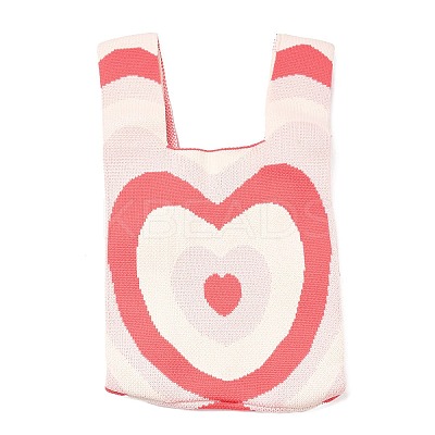 Polyester Mini Knit Tote Bags ABAG-C008-01B-08-1