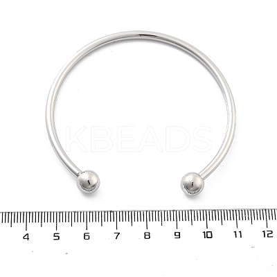 Brass Open Cuff Bangles BJEW-G736-07P-1