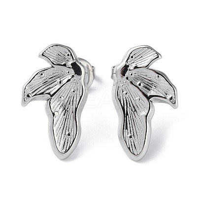Non-Tarnish 304 Stainless Steel Stud Earrings STAS-Z052-17P-1