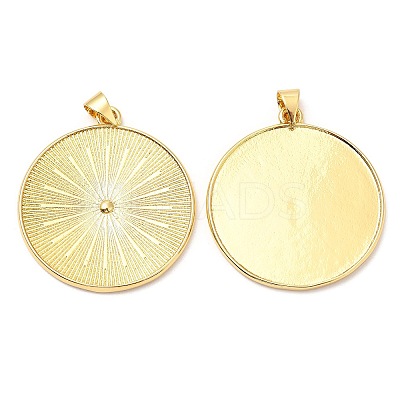 Rack Plating Brass Pendants X-KK-A185-39G-1