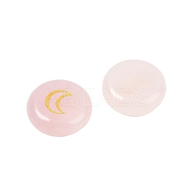 10Pcs 10 Styles Natural Rose Quartz Cabochons G-G193-03E-1