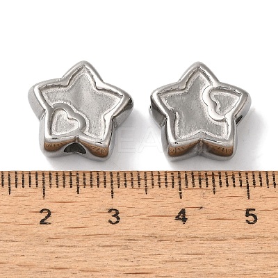 Tarnish Resistant 304 Stainless Steel Beads STAS-I305-210P-1