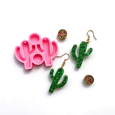Cactus Pendant Silicone Molds DIY-P022-22A-1