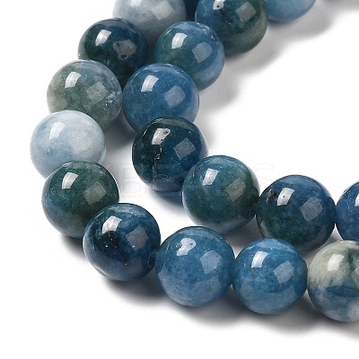 Natural Dyed White Jade Beads Strands G-M402-C03-1