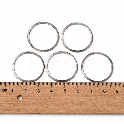 Tarnish Resistant 201 Stainless Steel Linking Rings STAS-F192-001P-03-1