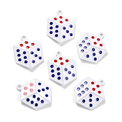 Spray Painted Alloy Pendants LS-ENAM-I052-01-1