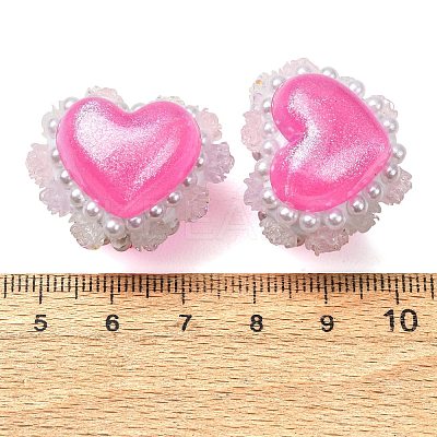 Rwsin & ABS Imitation Pearl & Polymer Clay Beads RE-CBA1913-01H-1