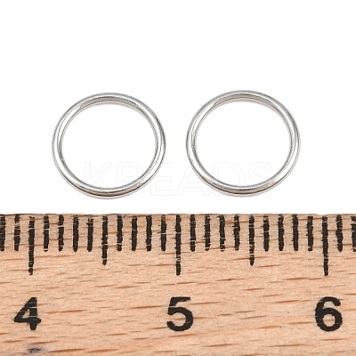 304 Stainless Steel Closed Jump Rings STAS-G393-06P-18-1
