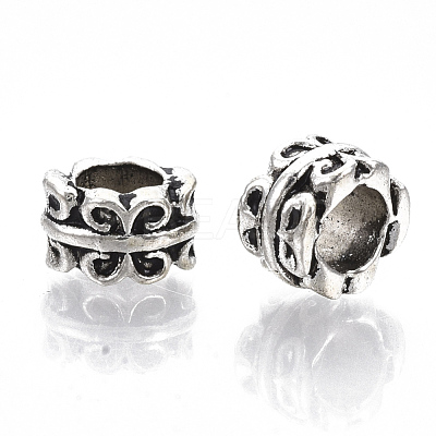 Tibetan Style Alloy Beads X-TIBE-R317-072AS-LF-1