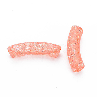 Transparent Crackle Acrylic Beads CACR-S009-001A-N52-1