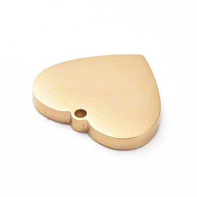 PVD Vacuum Plating 304 Stainless Steel Stamping Blank Tag Charms STAS-G215-12-G01-1