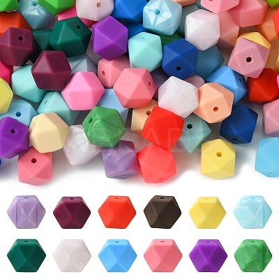 Hexagon Silicone Beads SIL-CJC0005-02-1