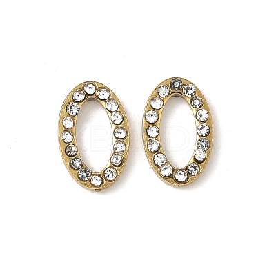 304 Stainless Steel Rhinestone Cabochons STAS-A057-04G-C01-1