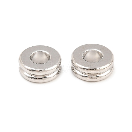 Brass European Beads KK-CBA4154-02P-1