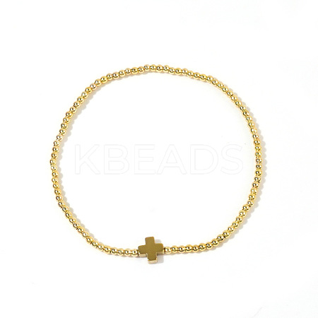 Vintage Elegant Imitation Pearl & Bead Beaded Stretch Bracelet for Women BS8727-4-1