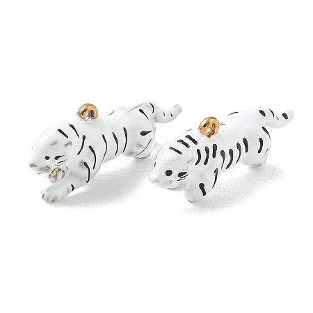 304 Stainless Steel Enamel Pendants STAS-L316-22G-10-1
