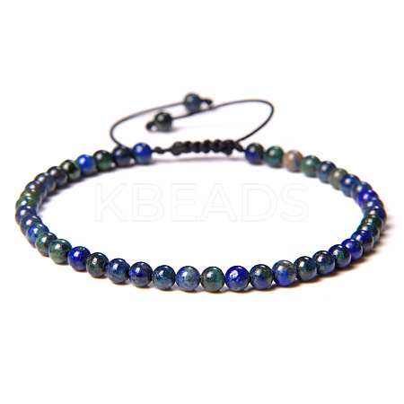 Adjustable Women's Chrysocolla Beaded Bracelet CN3407-38-1