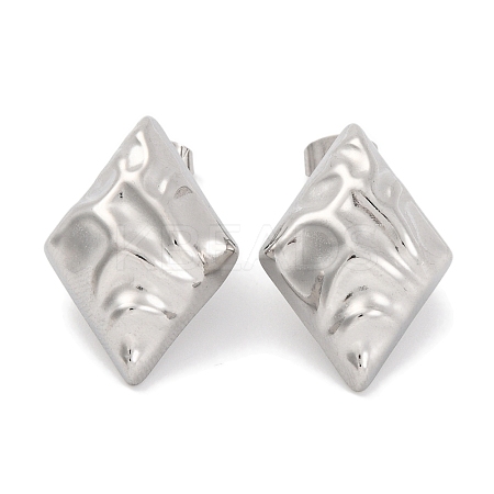 Non-Tarnish 304 Stainless Steel Stud Earrings EJEW-H013-25P-1