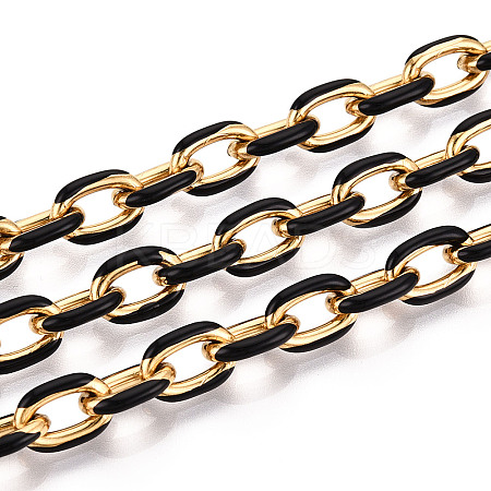 304 Stainless Steel Enamel Cable Chains CHS-ZX006-06H-1