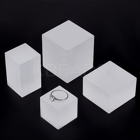4Pcs 3 Style Acrylic Decoration Accessories Display Bases for Jewelry Presentation ODIS-PH0001-42-1