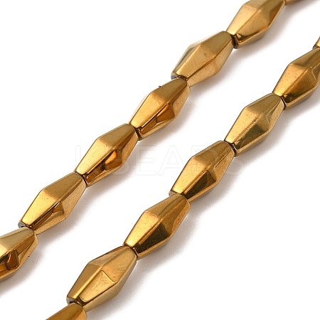 Electroplate Synthetic Magnetic Hematite Beads Strands G-E602-05B-1